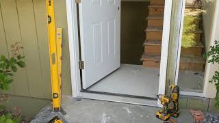 Jeld Wen Front Door Installation  Really crappy products and craftsmanship PART 1 [upl. by Normand835]