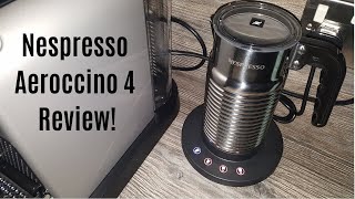 Nespresso Aeroccino 4 Milk Frother Review  Worth upgrading from the Aeroccino 3 [upl. by Kisung]