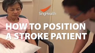 How To Position A Stroke Patient [upl. by Leuqcar310]