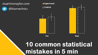 Ten Statistical Mistakes in 5 Min [upl. by Calise]