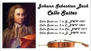 Johann Sebastian Bach  Cello suites in 432 Hz great for reading or studying [upl. by Peppie]