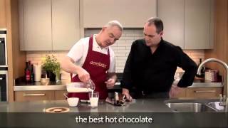 How to make a hot chocolate using an aerolatte milk frother [upl. by Hsima]