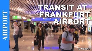 TRANSIT WALK AT FRANKFURT Airport FRA Terminal 1  Connection Flight Transfer Arriving amp Departing [upl. by Trilly]